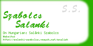 szabolcs salanki business card